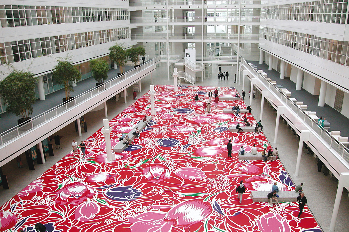 Michael Lin met Tulpenvloer in 2022, Foto Stroom Den Haag