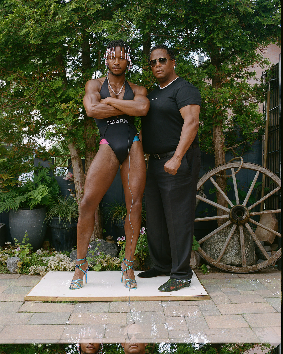 My Father And i. Dion and JeanPaul Paula. JeanPaul Paula, Nos Kultura, 2021. (Courtesy of the artist)