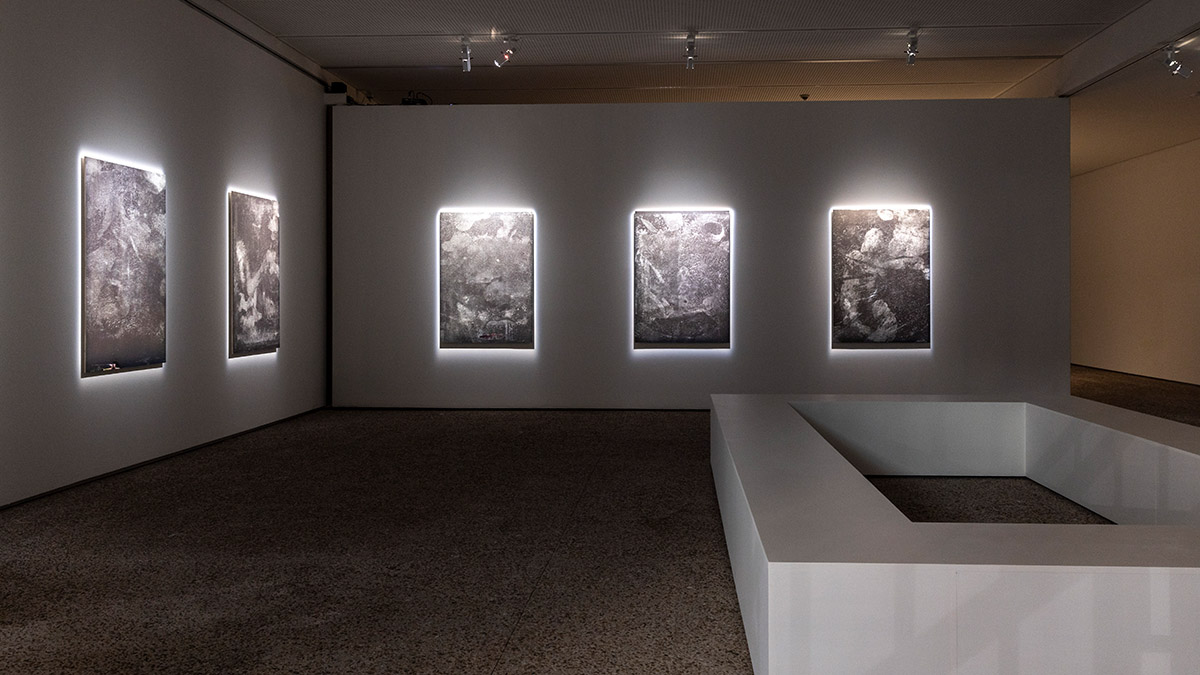 Anton Kusters, installatiebeeld C-mine Genk (foto: Selma Gurbuz)