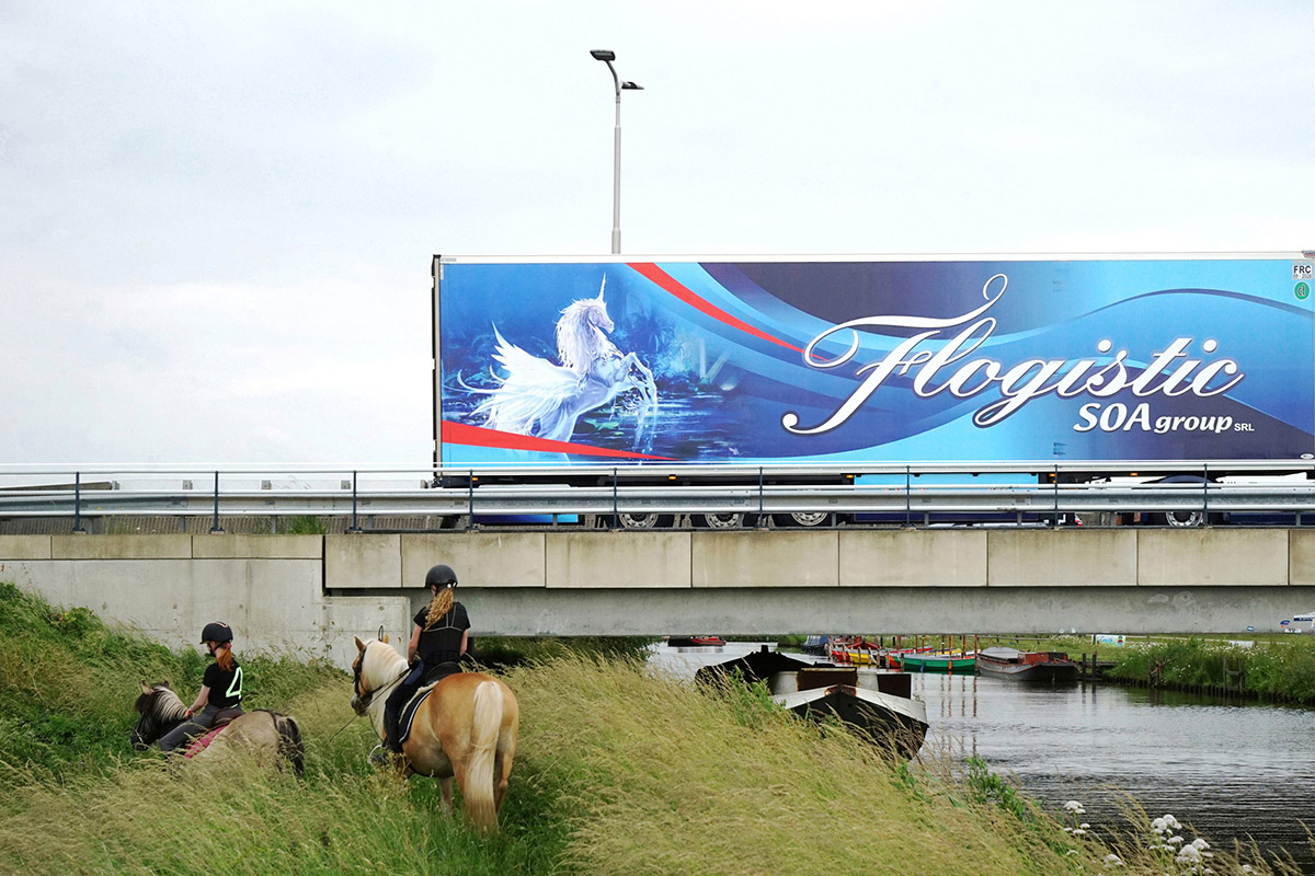 Jan Koster, Vrachtverkeer als billboards
