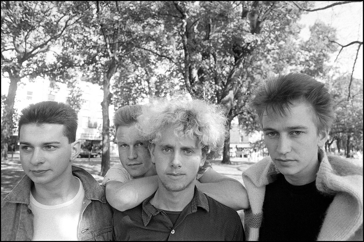 David Corio, Depeche Mode, Shepherd's Bush, London, UK, 1982