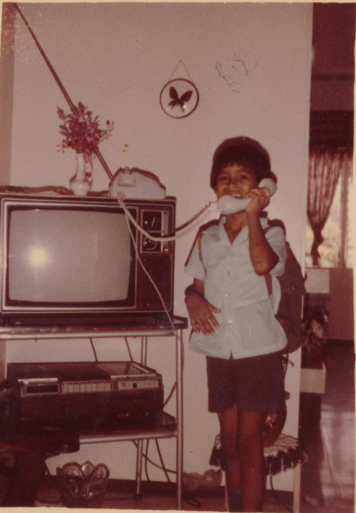 Dimitri Madimin circa 1985, Paramaribo Suriname Particuliere collectie 