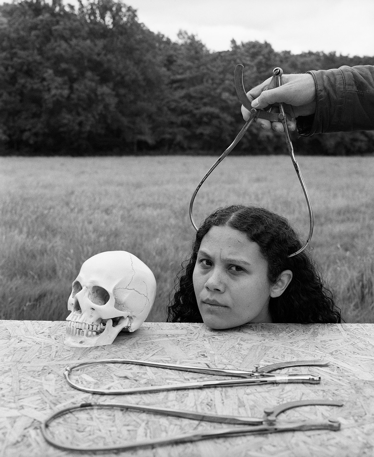 Farren van Wyk, Craniometry Study from the series Mixedness is my Mythology, 2021