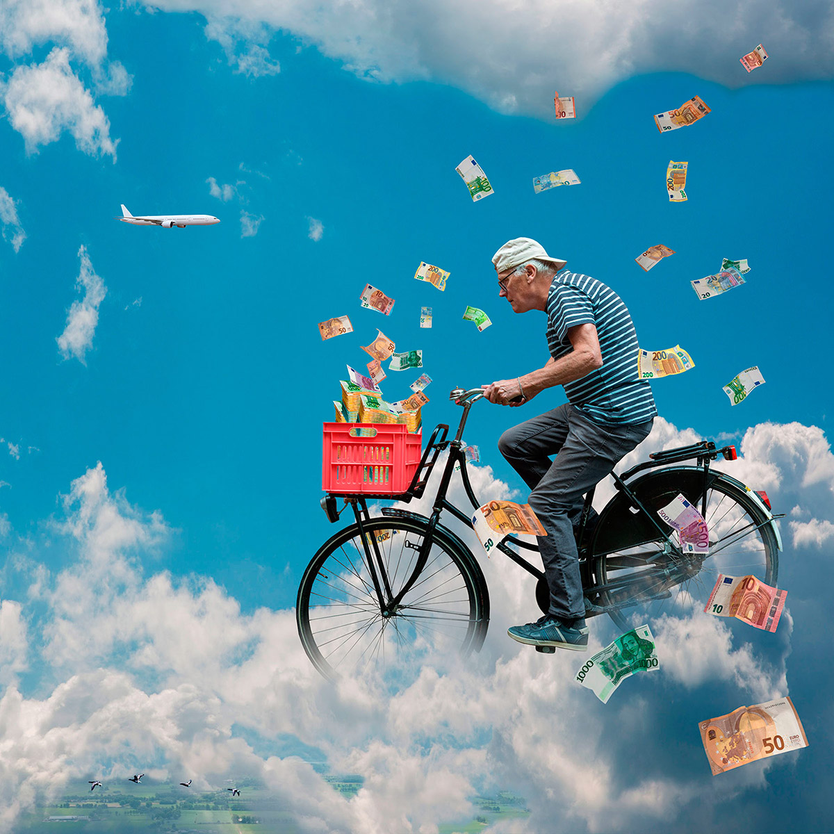 Hubert van Mastrigt, Luchtfietser