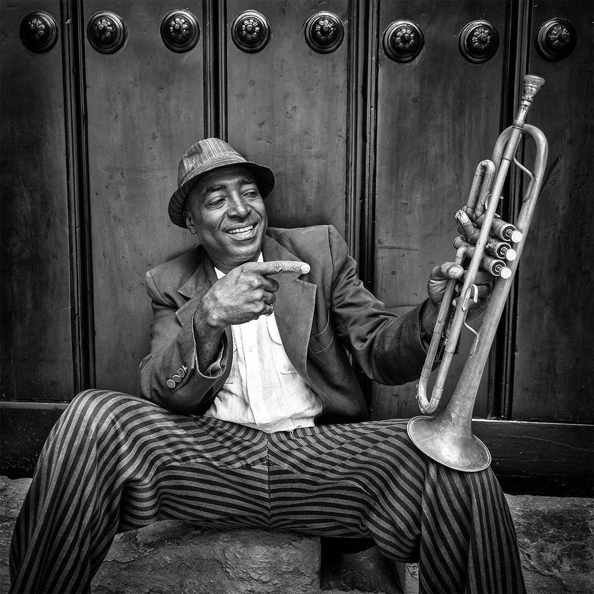 Hans van der Pol,   Trompettist Havana Cuba