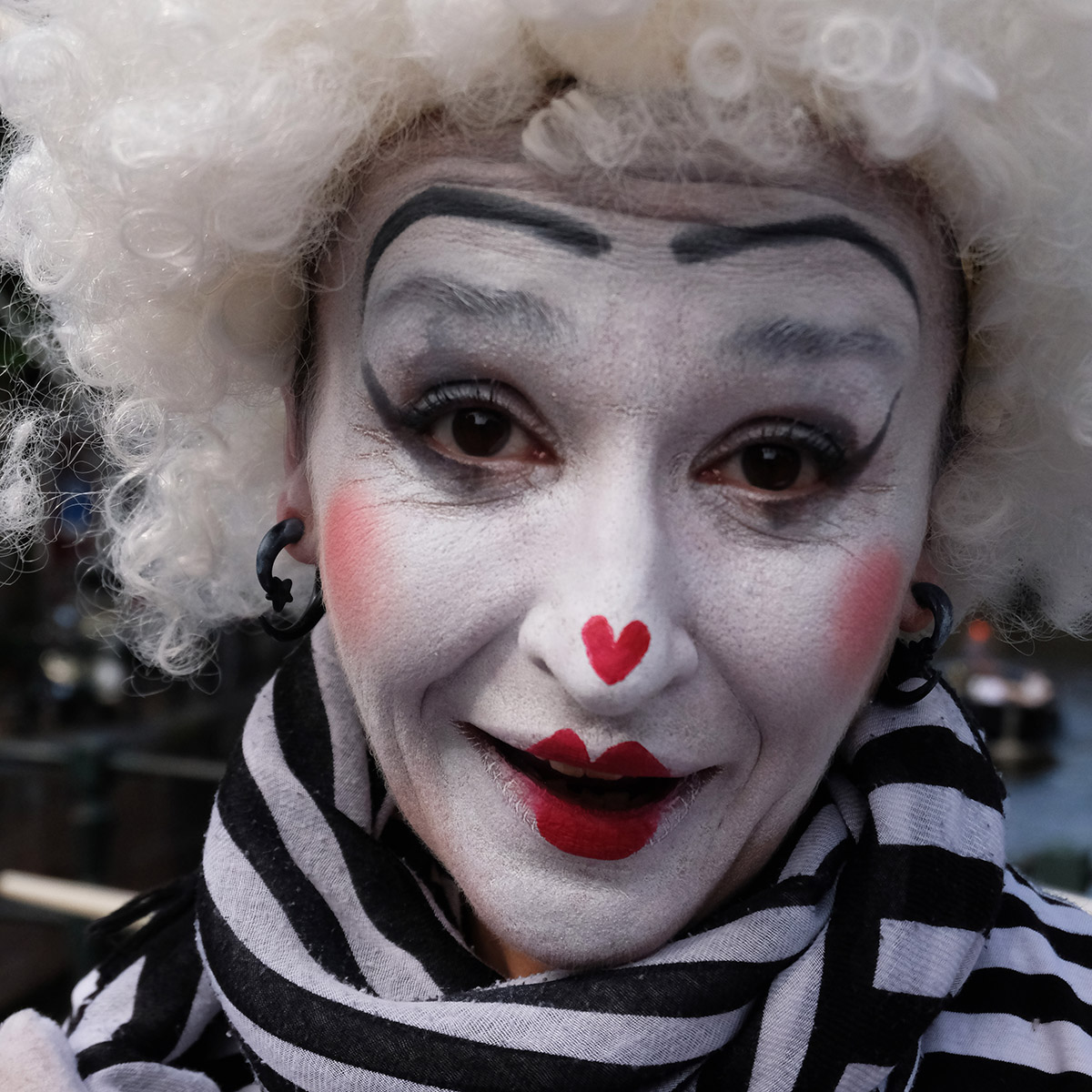 Jan van Goor, Clown, foto op liford vakprint, 50x50cm