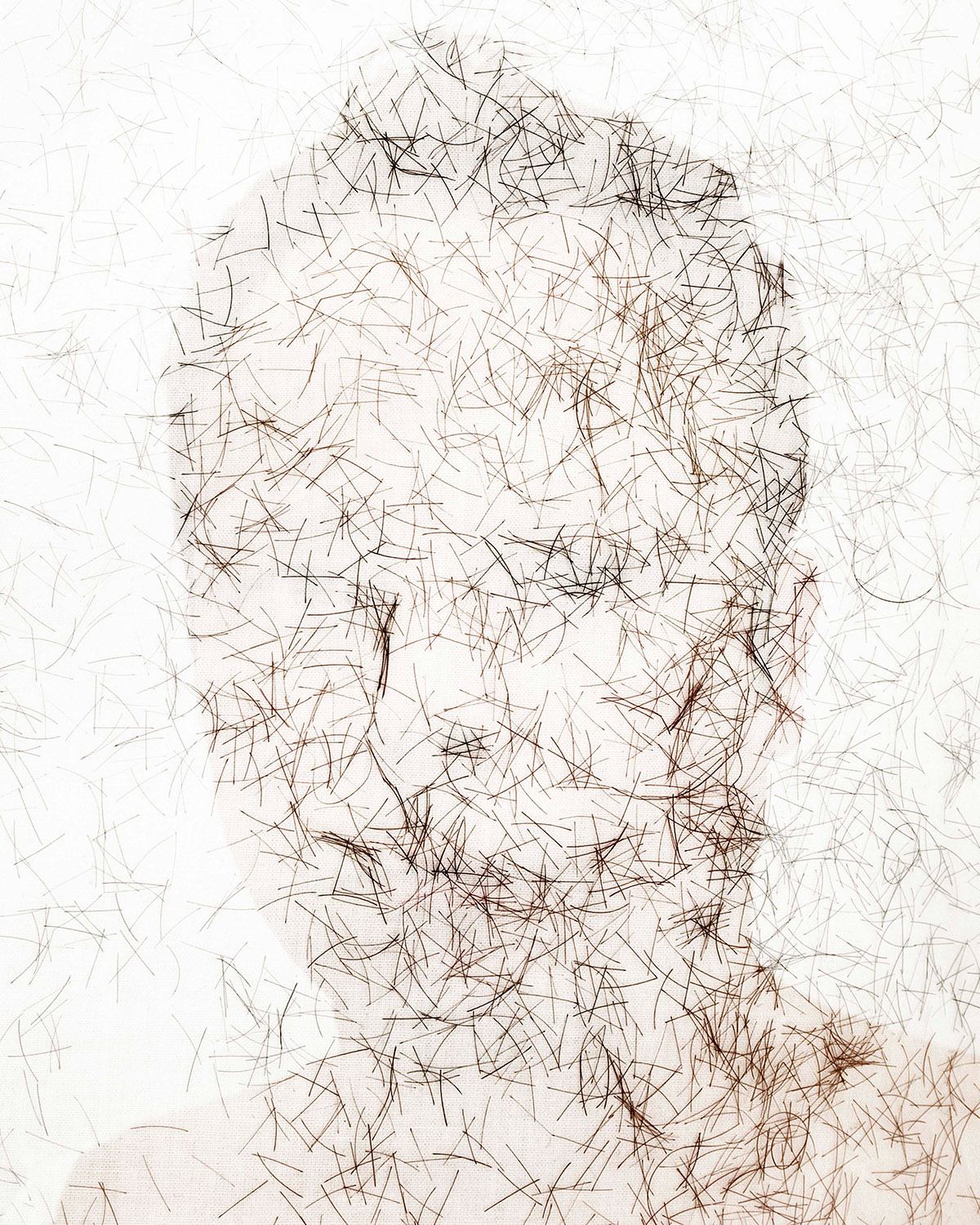 Niels Helmink, zelfportret 27092013, lampdaprint 60x75cm, 2013