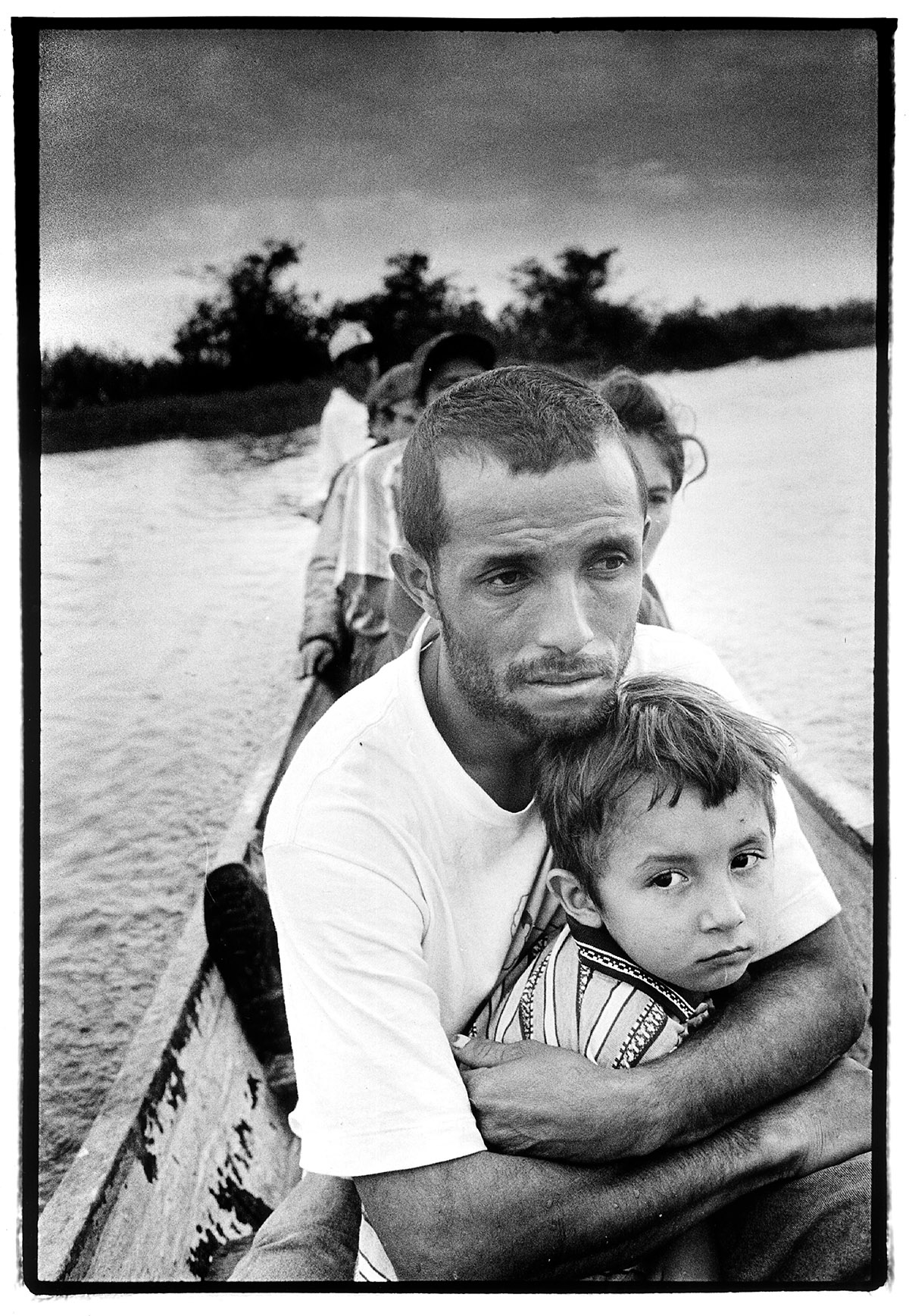 Piet den Blanken, Over de grens