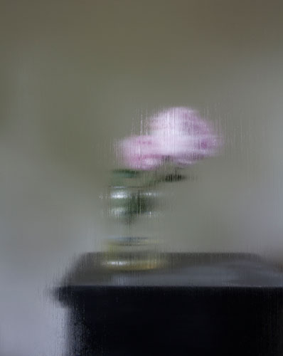 Lynne Leegte, Peonies, 2018, digitale print op Hahnem&uuml;hle papier, 71 x 65 cm unicum, (Stand 7, Langart, Amsterdam, Francis Boeske Projects Amsterdam)