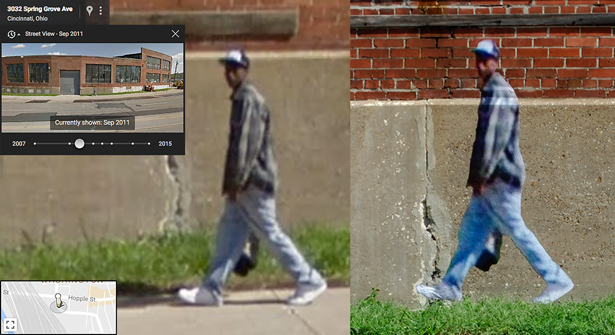 Paolo Cirio, Street Ghosts, Cincinnati - 3032 Spring Grove Ave - Ohio U.S., from the series Street Ghosts, 2011
