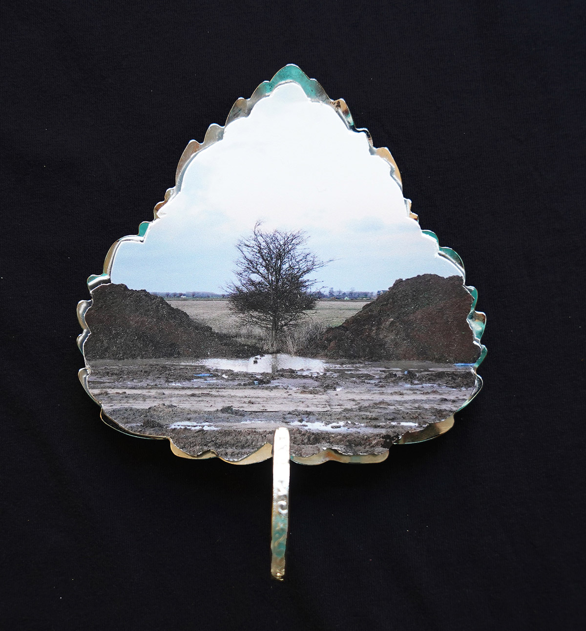 Rob Chevallier, De stikstofboom, Duiven (A12),  foto (forex) op metaal