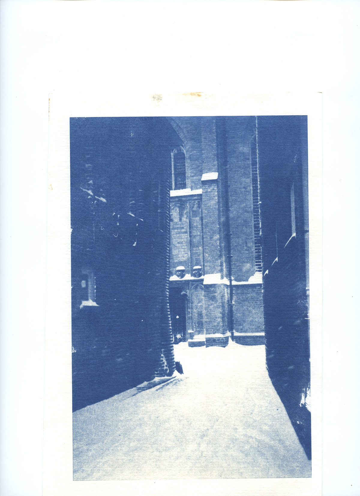 Ruud Smit, Kerksteeg Doesburg, cyanotype