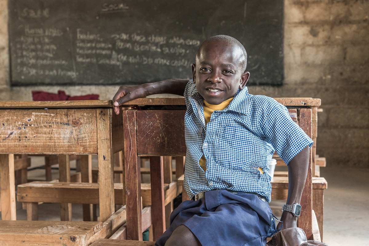 Ronnie Dankelman, Sempeta (12) uit Kenia