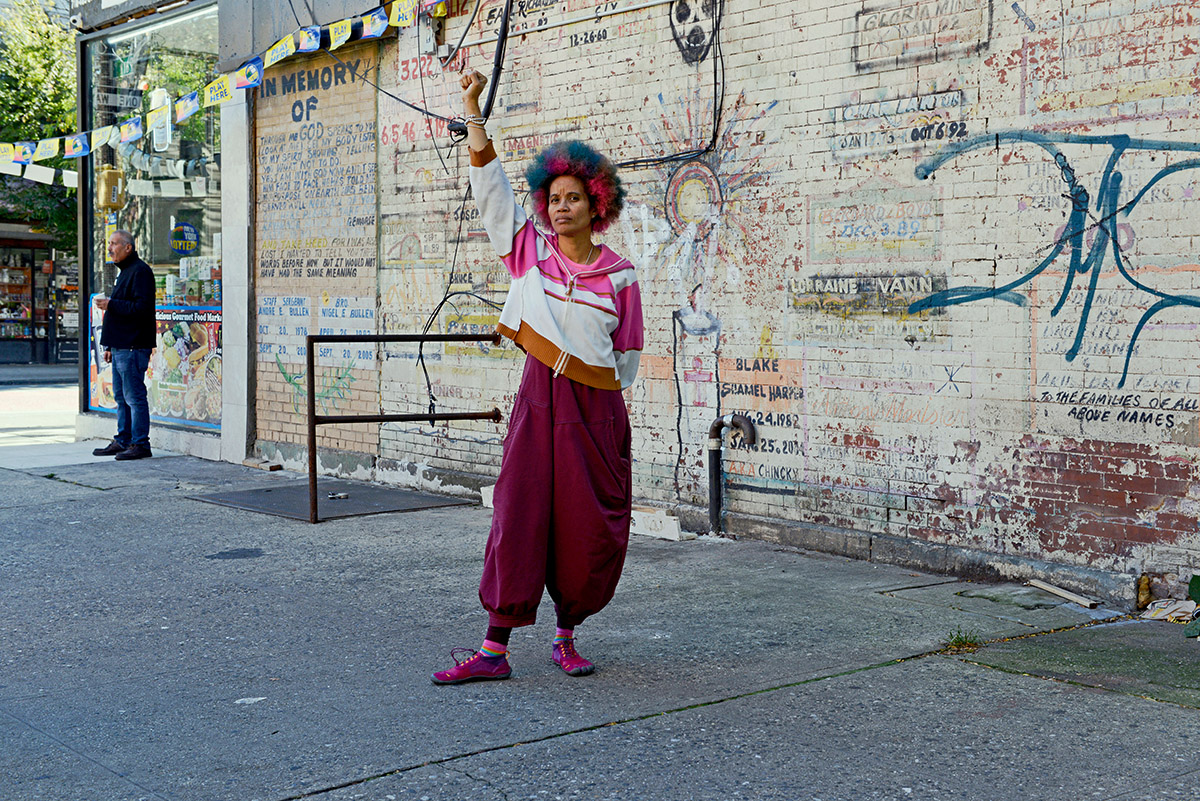 Inge en Martin Riebeek, New York, Staceyann Chin