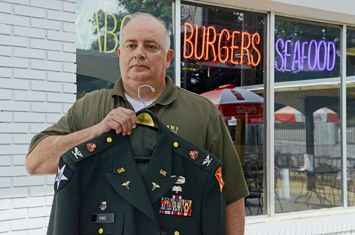 Inge en Martin Riebeek, Birmingham (VS), Mark King