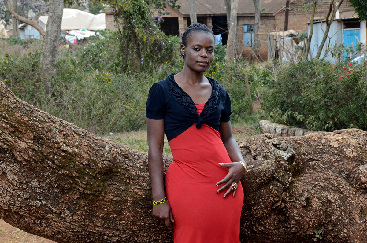 Inge en Martin Riebeek, Nairobi, Maureen Mideva