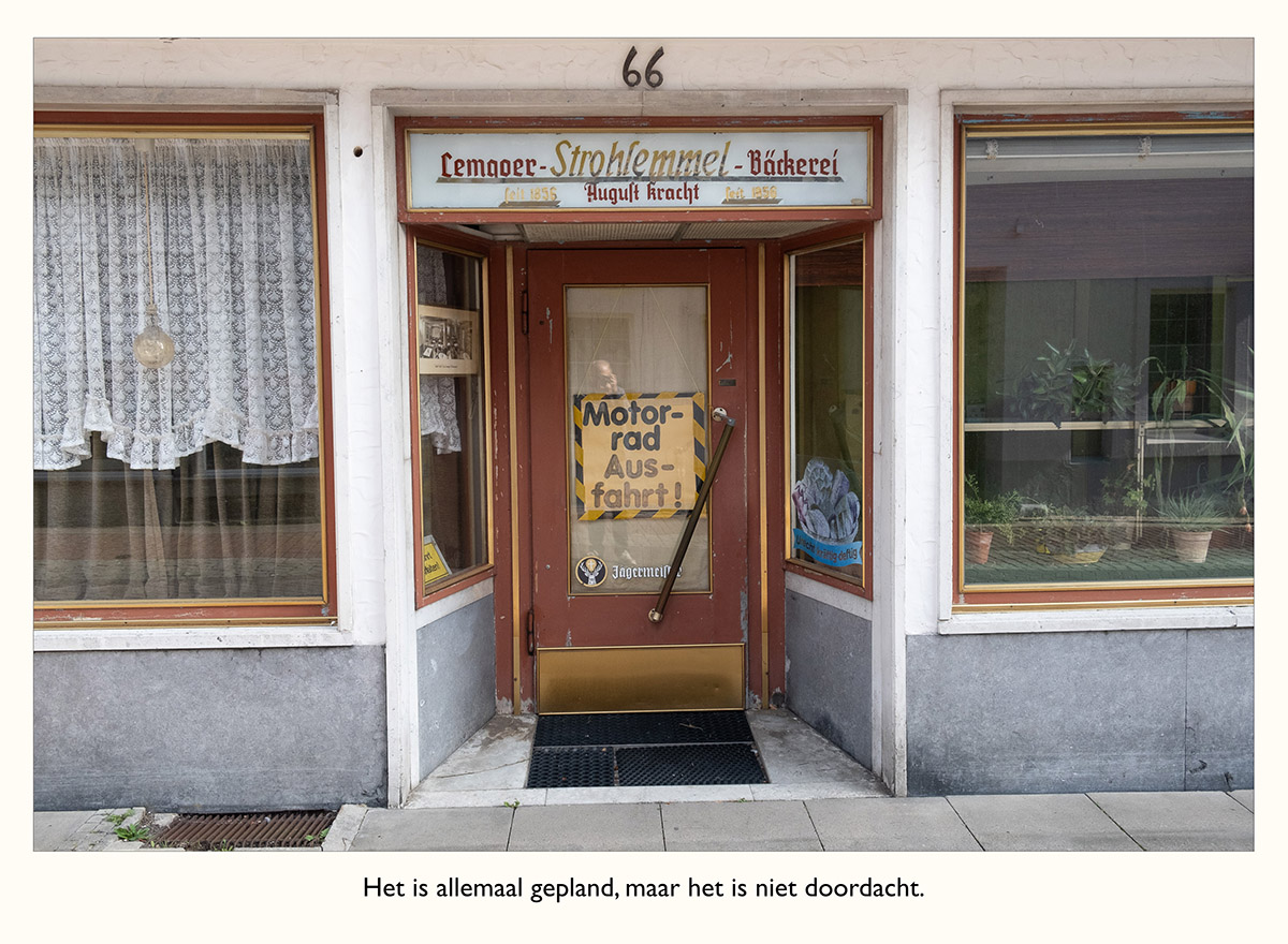 Ton van Vroonhoven, I am thinking of ending things