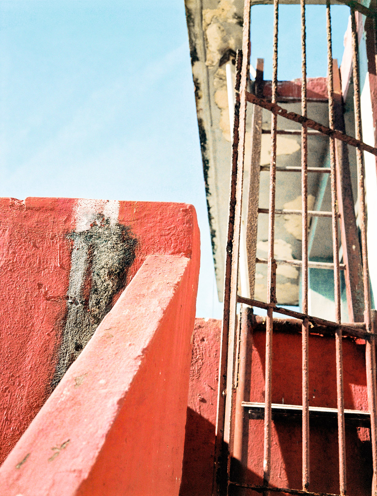 Vincent Delbrouck, Red Stairs, from the series Champ&uacute;, 2020