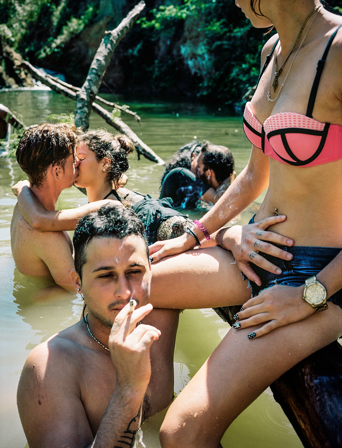 Vincent Delbrouck, At the River from the series La Vibora - Champ&uacute; (Cuba, 2018)