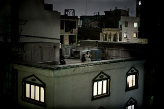 World Press Photo of the Year 2009, Pietro Masturzo, Italy, From the rooftops of Tehran, June